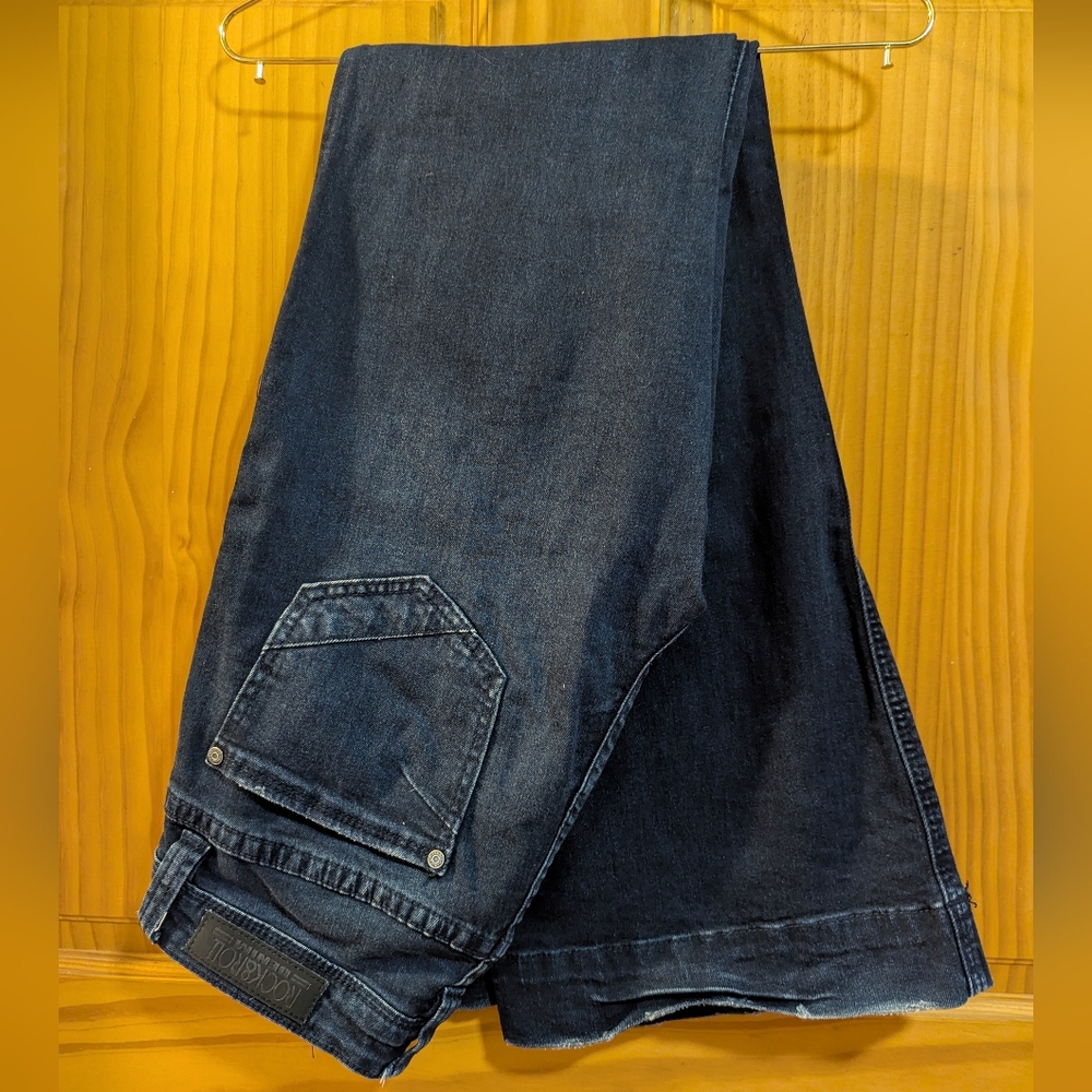 Rock & Roll Cowgirl Dark Blue Boot Cut Jeans